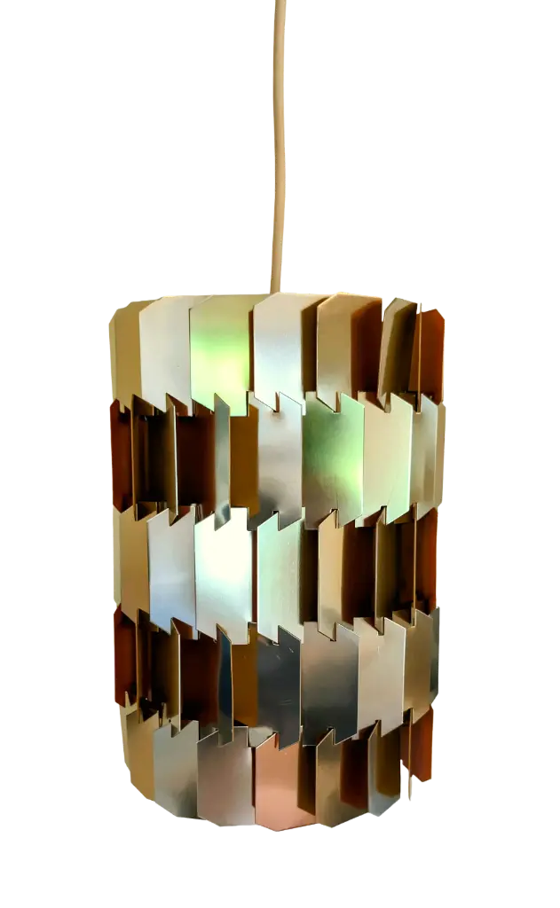 Louis Weisdorf Facet lamp in brass - Lyfa 1960's