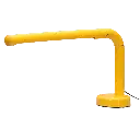 Yellow Tube Desk Lamp by Anders Pehrson for Ateljé Lyktan, 1970s 