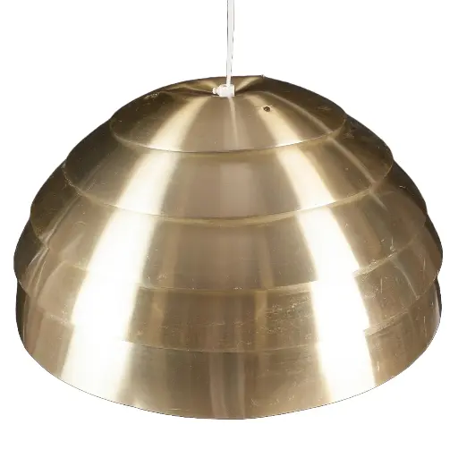 Hans-Agne Jakobsson Lamingo T 325/450 hanglamp in koperkleurig aluminium, Markaryd