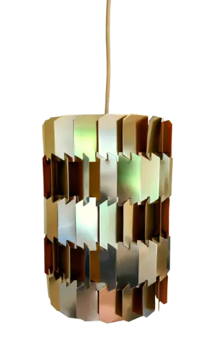 Louis Weisdorf Facet lamp in brass - Lyfa 1960's