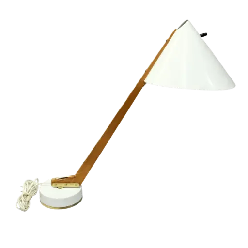 Hans-Agne Jakobsson B54 bureaulamp in teak en messing